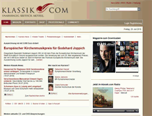 Tablet Screenshot of klassik.com